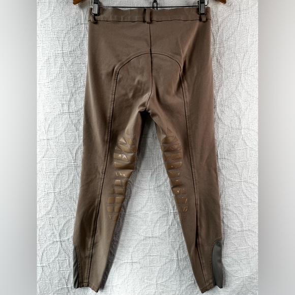 HR Farm Chron Light Equestrian Womens 28 Silicone Knee Patch Breeches Tan Pants - Picture 14 of 15